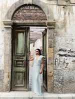 MAXI DRESS V NECK