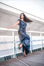 MAXI DRESS V NECK - Image 10