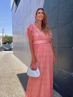 MAXI DRESS V NECK - Image 4