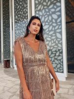 MAXI DRESS V NECK - Image 6