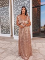 MAXI DRESS V NECK - Image 8