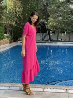 DRESS MIDI SHORT SLEEVE - Image 9