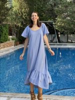 DRESS MIDI SHORT SLEEVE - Image 14