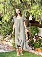 DRESS MIDI SHORT SLEEVE - Image 16