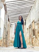 DRESS SATIN MAXI - Image 3