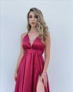 DRESS SATIN MAXI - Image 6