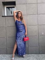 DRESS MAXI DRAPE - Image 6