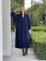 DRESS LONG V NECK - Image 2