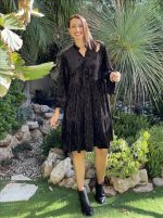 DRESS BOHO LONG FLARE SLEEVE - Image 2