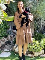 DRESS BOHO LONG FLARE SLEEVE - Image 9