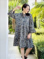 DRESS BOHO LONG FLARE SLEEVE - Image 10