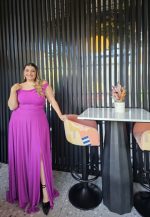 MAXI DRESS DRAPE - Image 3