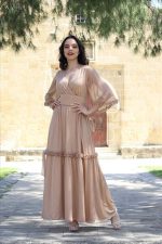 MAXI DRESS WITH RUFFLE DETAILS - Image 2