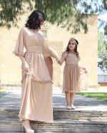 MAXI DRESS WITH RUFFLE DETAILS - Image 3