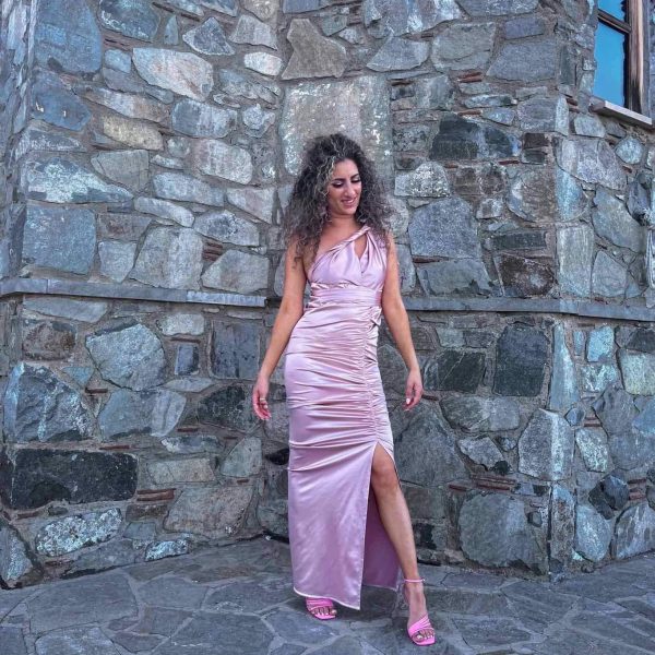 MAXI DRESS CUT OUT LEG