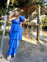MAXI TIERED DRESS METALLIC - Image 19