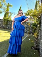 MAXI TIERED DRESS METALLIC - Image 20
