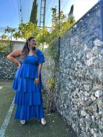 MAXI TIERED DRESS METALLIC - Image 21
