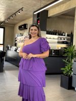 MAXI TIERED DRESS METALLIC - Image 26