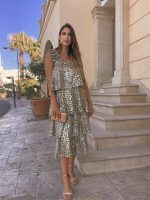 MIDI TIERED DRESS - Image 11