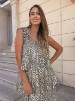 MIDI TIERED DRESS - Image 13