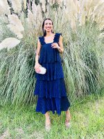 MIDI TIERED DRESS - Image 14