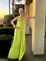 MAXI DRESS ELASTIC STRAP - Image 2