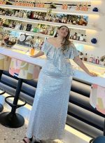 MAXI DRESS SEQUIN - Image 2
