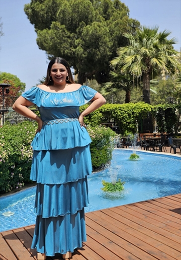 MAXI TIERED DRESS