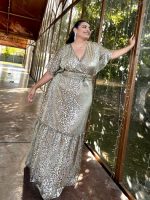 MAXI DRESS V NECK - Image 6