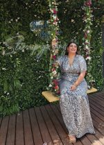 MAXI DRESS V NECK - Image 8