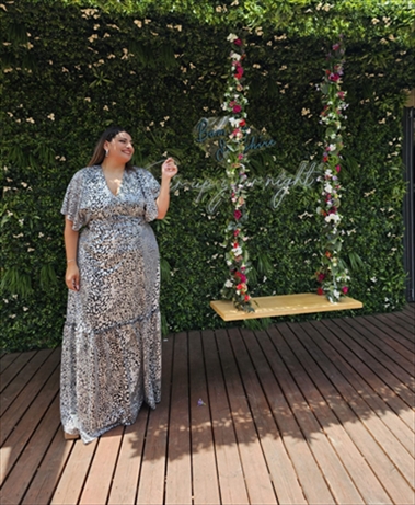 MAXI DRESS V NECK