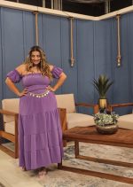 LONG RUFFLED DRESS - Image 10