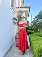 LONG RUFFLED DRESS - Image 12