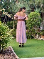 LONG RUFFLED DRESS - Image 17