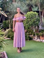 LONG RUFFLED DRESS - Image 18