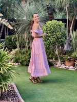 LONG RUFFLED DRESS - Image 19