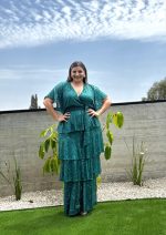 MAXI SEQUIN TIERED DRESS - Image 15