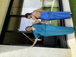 MAXI DRAPED JERSEY DRESS - Image 17