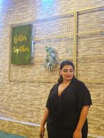 MAXI DRAPED JERSEY DRESS - Image 3