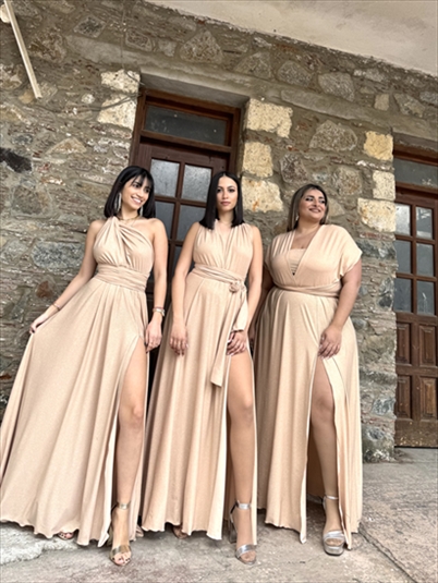 MAXI GLITTER DRESS MULTIWAY WEAR