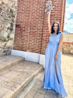 MAXI DRESS ONE SHOULDER BOW - Image 12
