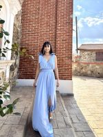MAXI DRESS BOW SHOULDERS - Image 14