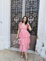 MIDI TIERED DRESS - Image 2