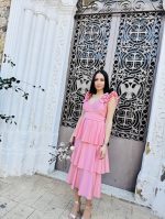 MIDI TIERED DRESS - Image 3