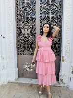 MIDI TIERED DRESS - Image 6