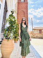 MIDI DRESS TIERED SEQUIN