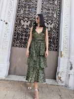 MIDI DRESS TIERED SEQUIN - Image 8