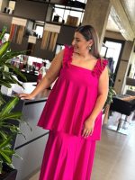 MIDI FLARED DRESS - Image 3