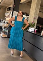 MIDI FLARED DRESS - Image 7